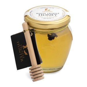 White Truffle Acacia Honey & Dipper (8.46oz) - Condiment - Gourmet